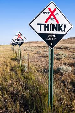 X Marks The Spot signs in South Dakota