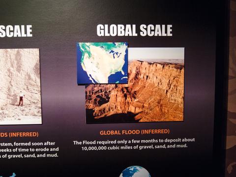 Sign: Global flood vs local flood