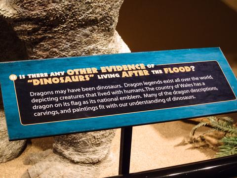 Sign: Is there any other evidence of dinosaurs living after the flood?